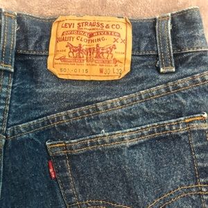 Vintage high wasted 501 Levi jeans